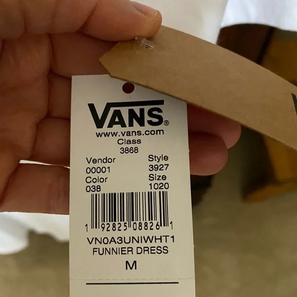 Vans T-shirt Dress in white-Brand new - Picture 3 of 5